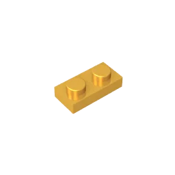 Gobricks GDS-502 Plate 1 x 2 Compatible Building Blocks | 6225 Pieces for DIY Creations