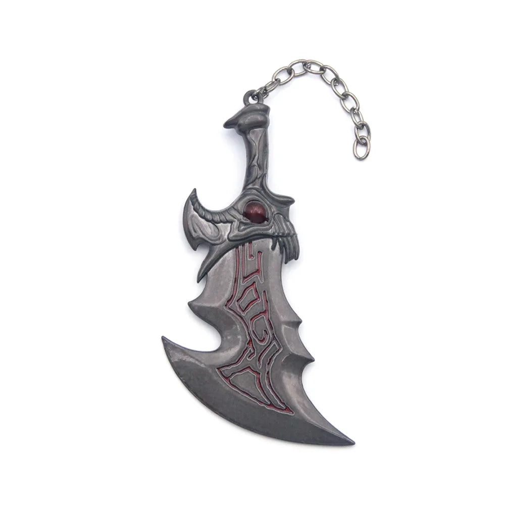 New God of War 4 Kratos Sword Keychain Pendant Keyring Jewelry Men And Women Car key chain Accessories