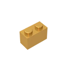 Educational Assemblage Gobricks Brick 1 x 2 without Bottom Tube | Compatible with Lego 3004 3065 35743