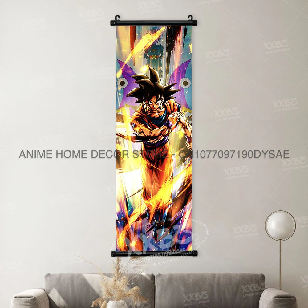 Dragon Ball Posters: Goku & Vegeta Anime Wall Scrolls