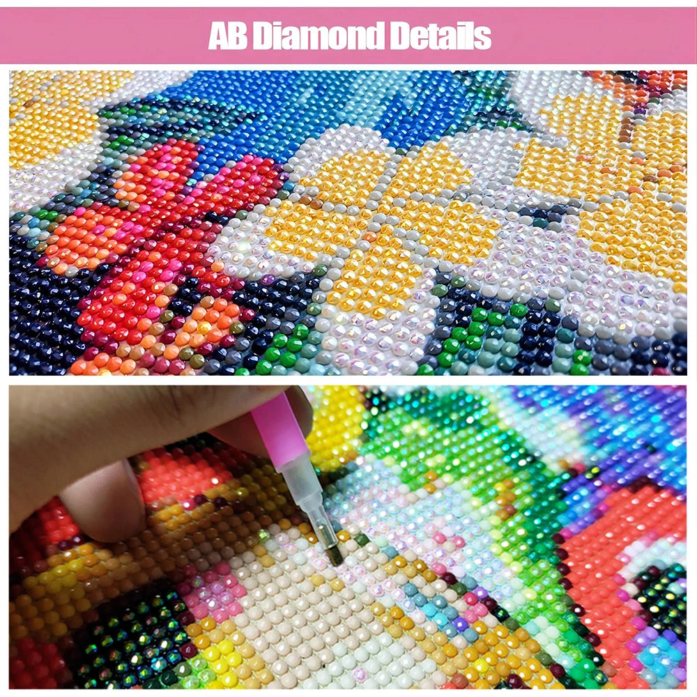Medusa Snake Girl AB Diy Diamond Painting Mosaic Cross Stitch Full Drill Square Round Diamond Embroidery Home Decor New
