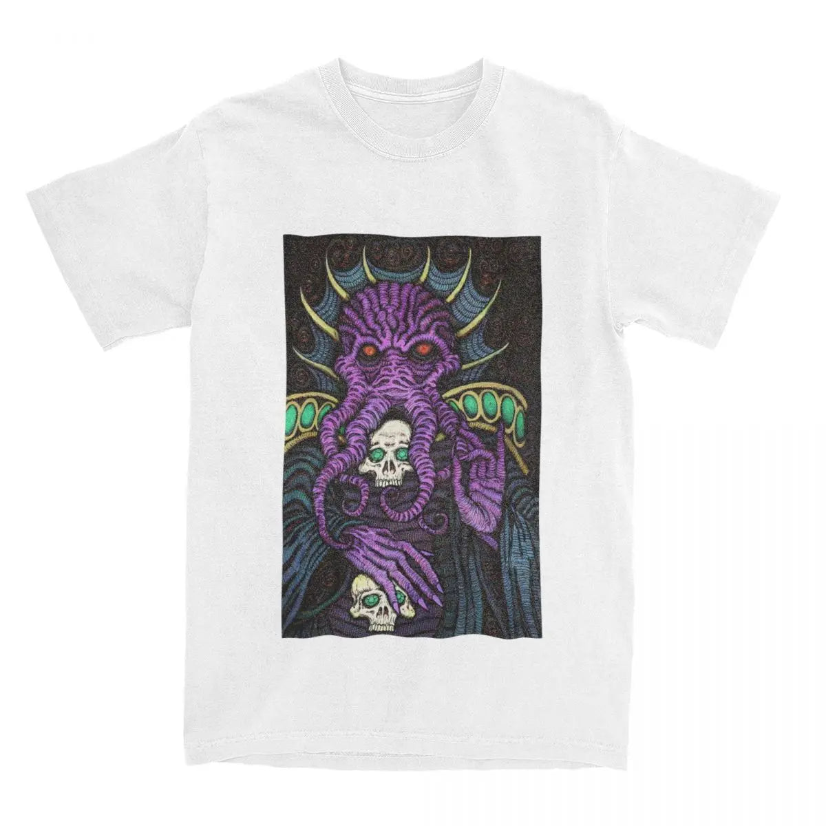 Men DnD Mind Flayer T Shirt Game Cotton Clothing Novelty Short Sleeve O Neck Tee Shirt Original T-Shirt