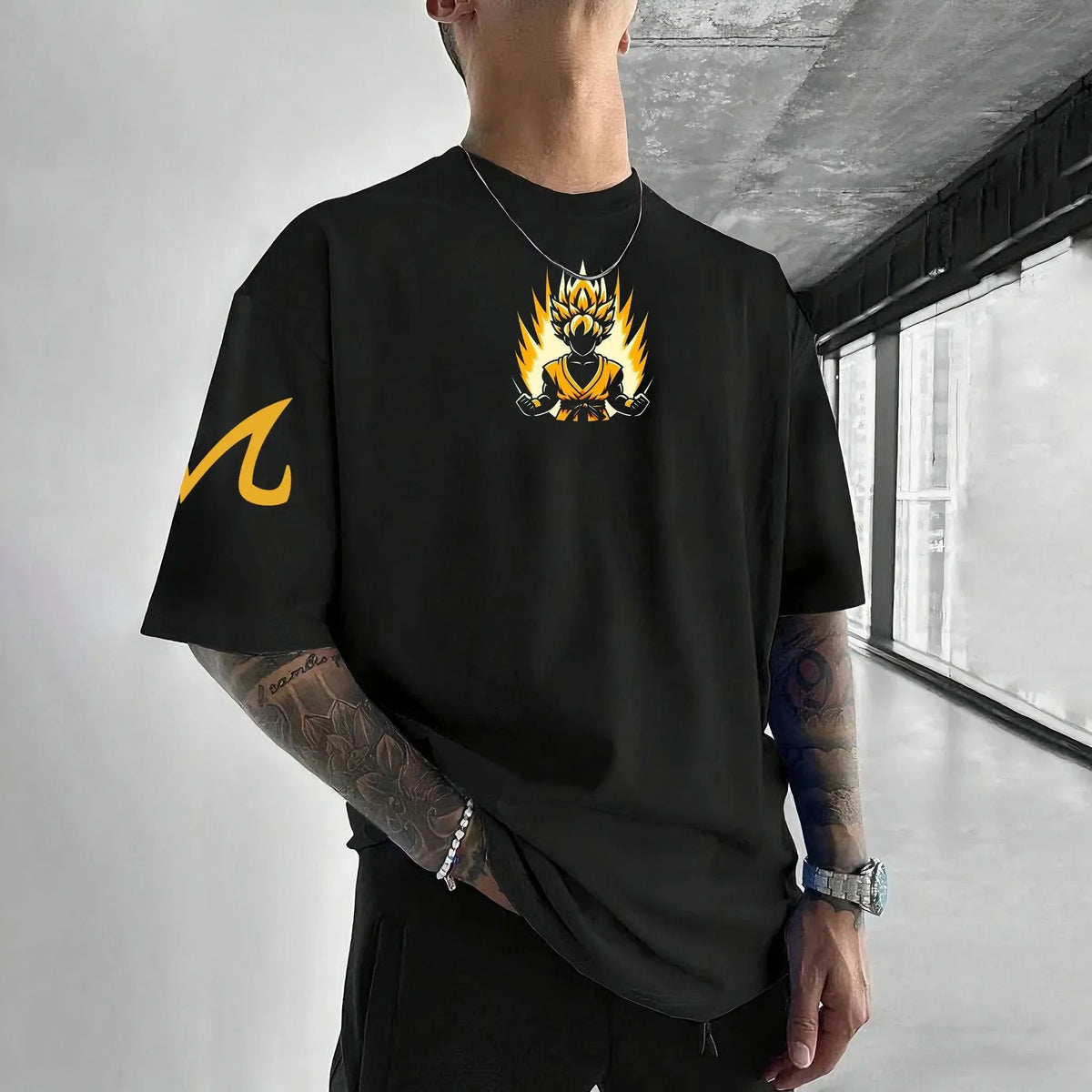 Dragon Ball Vegeta Harajuku Oversized Anime T-Shirt | 2025