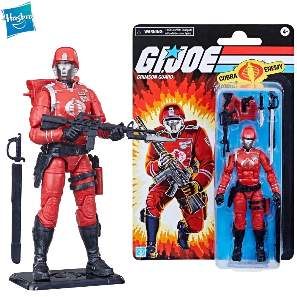 Hasbro GI Joe GI JOE serie clasificada Retro Crimson Guard modelo de figura de acción colección de juguetes Hobby regalo