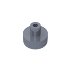 Gobricks Tile Round 1x1 with Bar and Pin Holder | Compatible Building Block