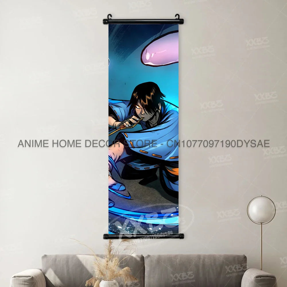 Uzumaki Naruto Posters: Sasuke & Madara Wall Art Scroll
