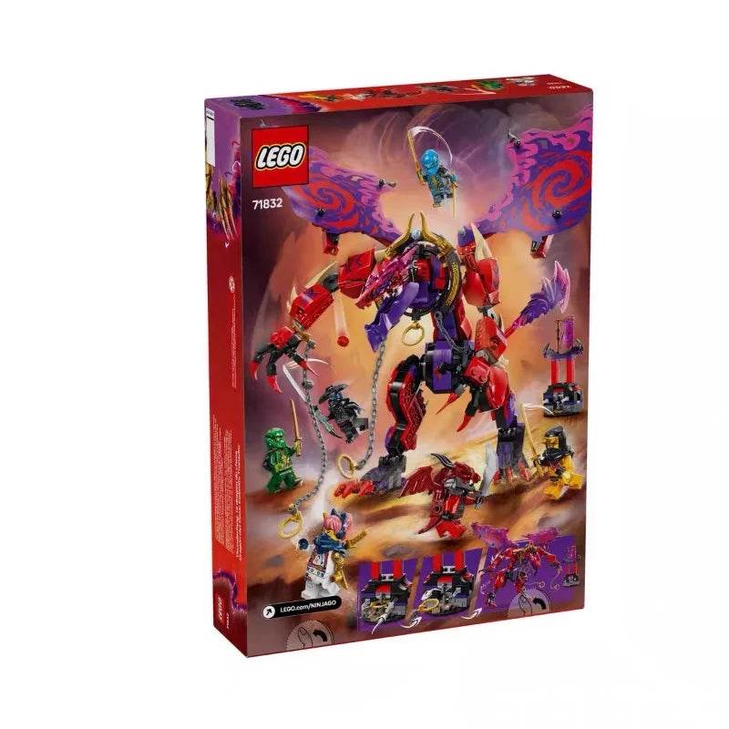 Lego Ninjago 71832 Chaos Raptor Thunder Teeth Boys Girls Children's Building Block Toys - 