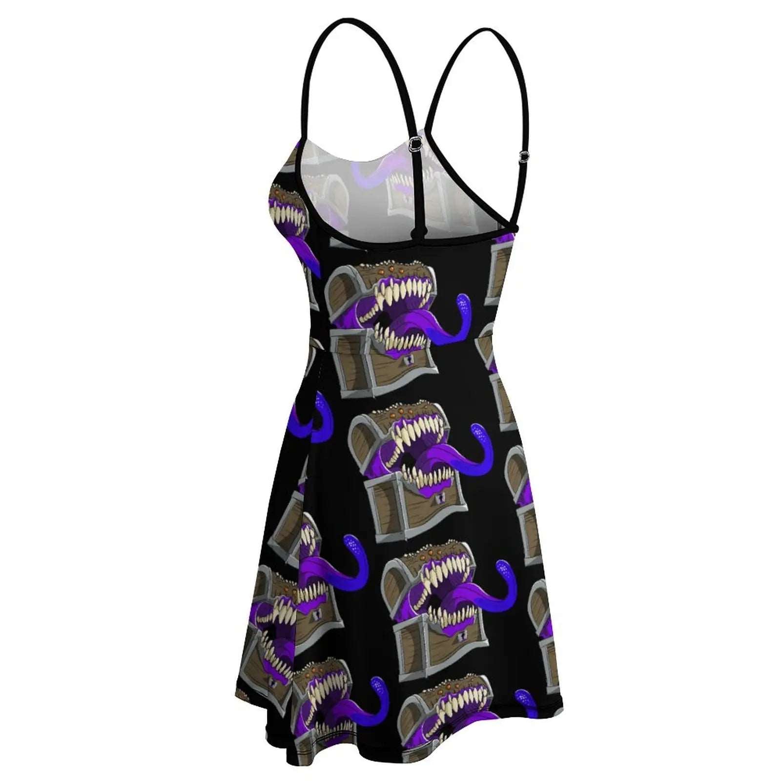 & Dragons Mimic for Sale Women's Sling Dress Graphic Vintage Sexy  Woman's Dress Geek  Clubs Strappy Dress