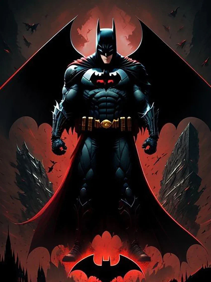Comics Batman DC Diamond Painting New Pixel 5D Wall Posters