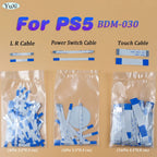 PS5 BDM-030 Replacement Flex Cable Set | Power Switch and Trigger Button Repair Kit
