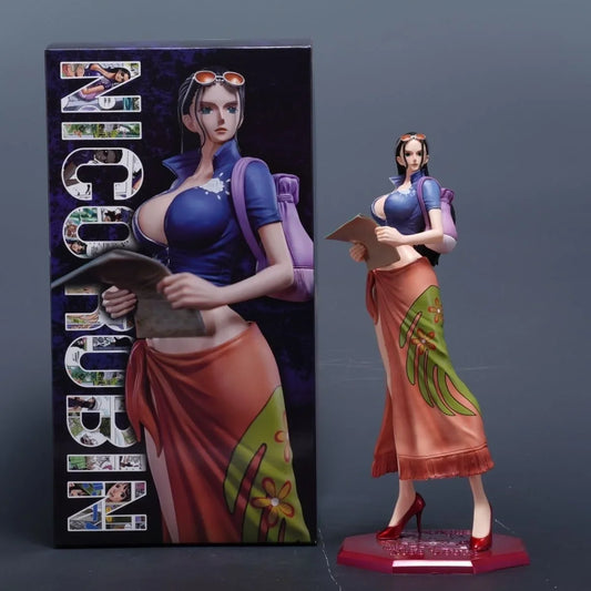 Nico Robin Anime Figurine, One Piece Action Figures Girl Sexy Miss All Sunday PVC Statue 27 CM