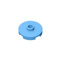 Gobricks GDS-1041 Tile Round 2x2 with Open Stud | Compatible Building Block for DIY Educational Kits