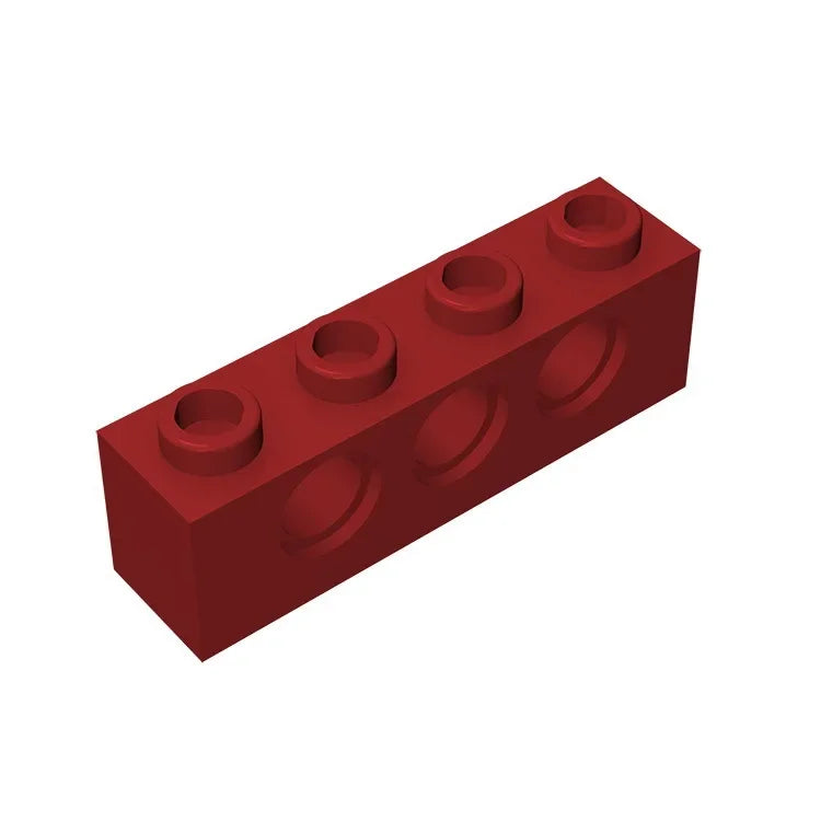 Gobricks GDS-625 Technical Brick 1x4 3-Hole | Compatible with Lego 3701
