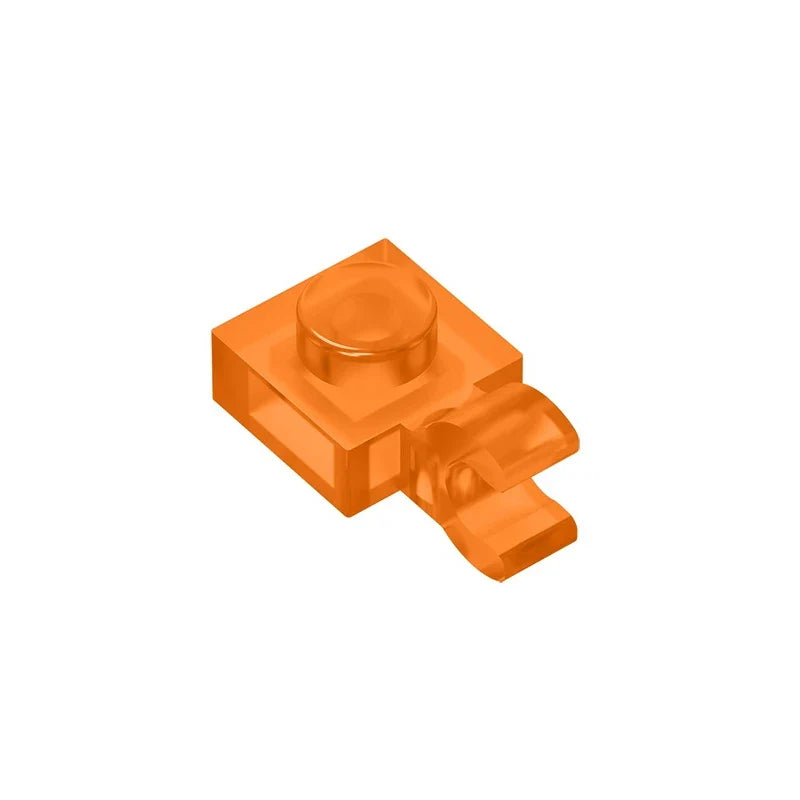 Gobricks GDS-813 1x1 Plate with Vertical Holder | Compatible with Lego 6019 and 61252