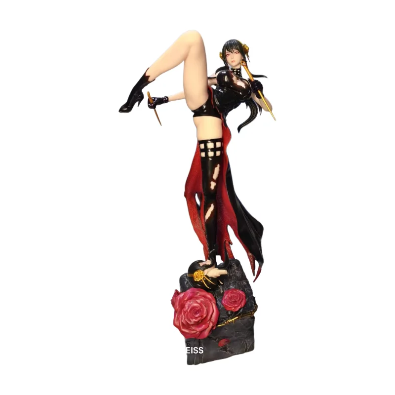 Yor Forger Anime Figurine, Spy × Family Battle PVC Figures Statue 37 CM