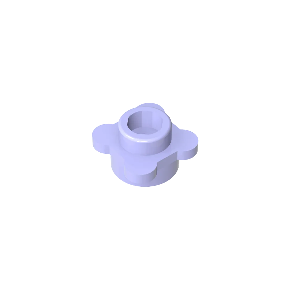 Gobricks GDS-839 Plate Round 1x1 with Flower Edge | Compatible with Lego 33291 28573