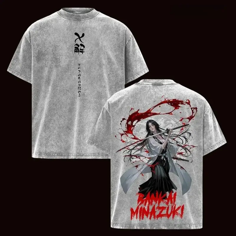 Unohana Retsu T-Shirt Bleach Vintage Washed Tee