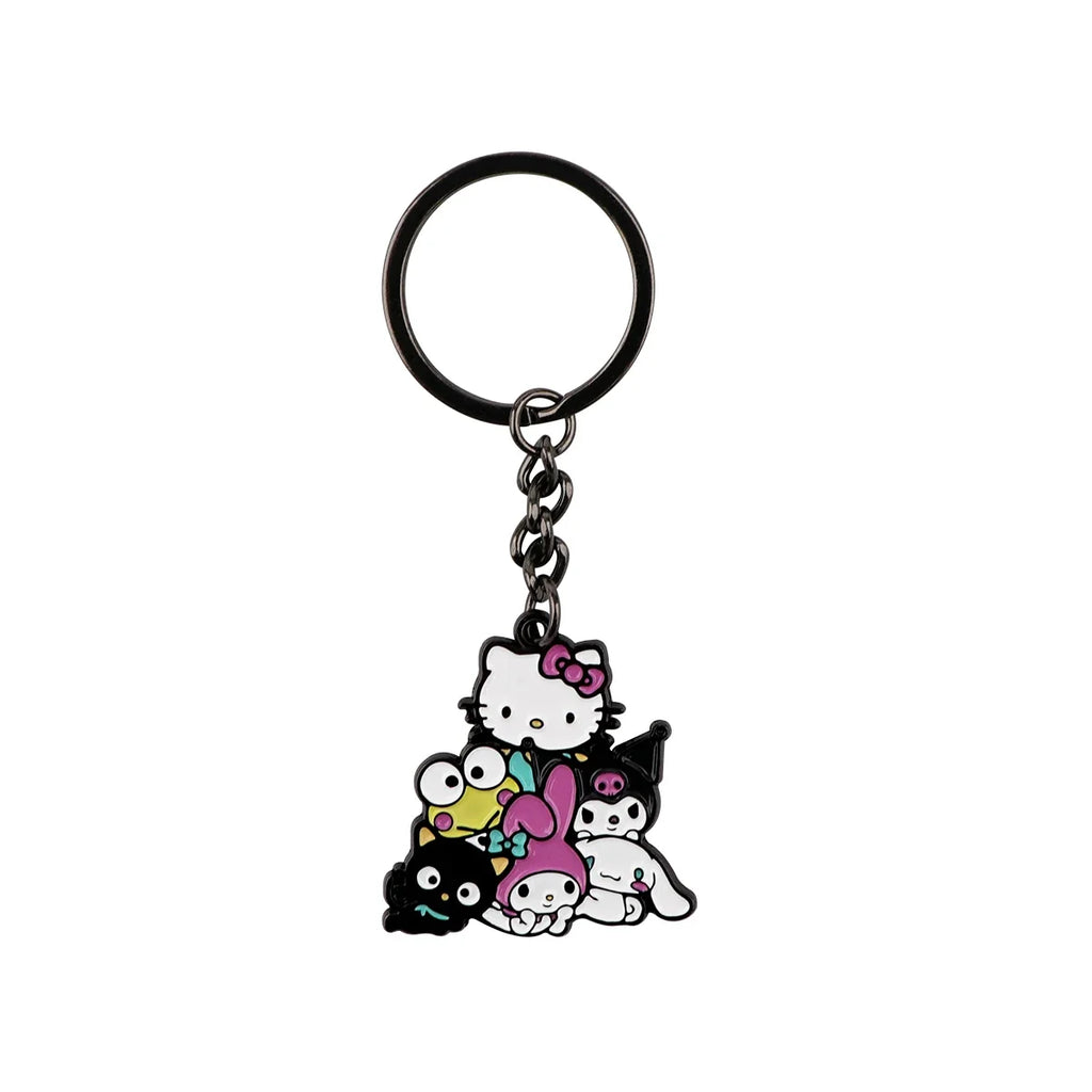 Vintage Motorcycle Keychain | Cartoon Metal Keyring for Backpack