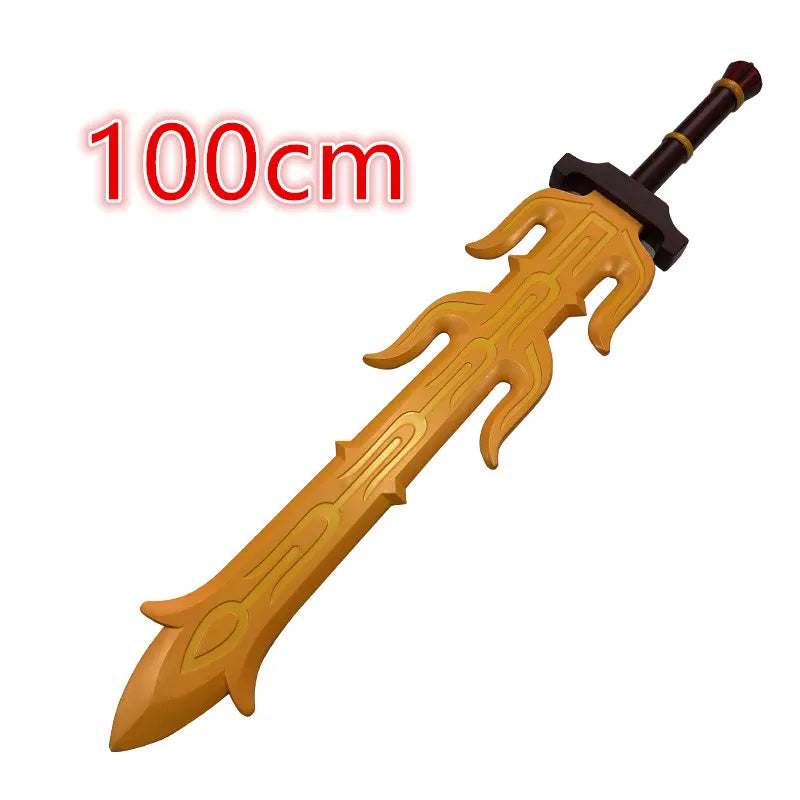 cosplay  PU Props Cos Flaming Sword 1:1 Halloween Weapon Stage props toys 100cm