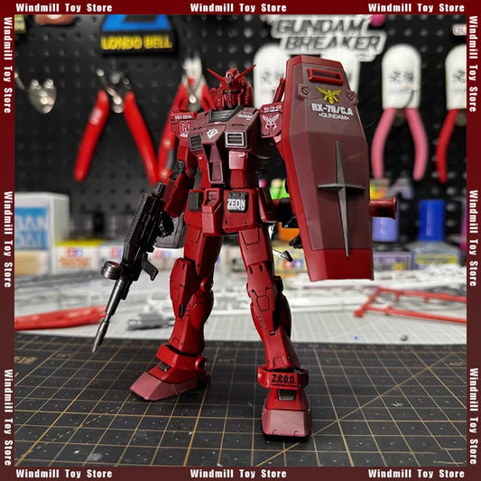 Gundam Figure Char Aznable HG 012 RX-78-2 MG Anime Action Figure PVC Mobile Suit Statue Model Ornament Crafts Gifts Toys Boys