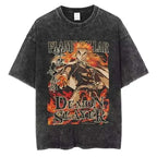Demon Slayer Rengoku Flame Hashira Anime T-Shirt | Summer