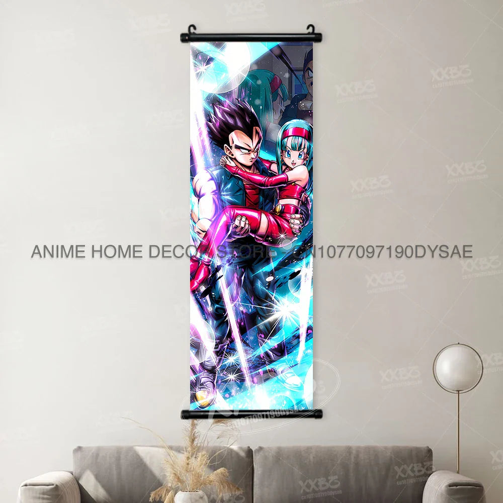 Dragon Ball Posters: Goku & Vegeta Anime Wall Scrolls