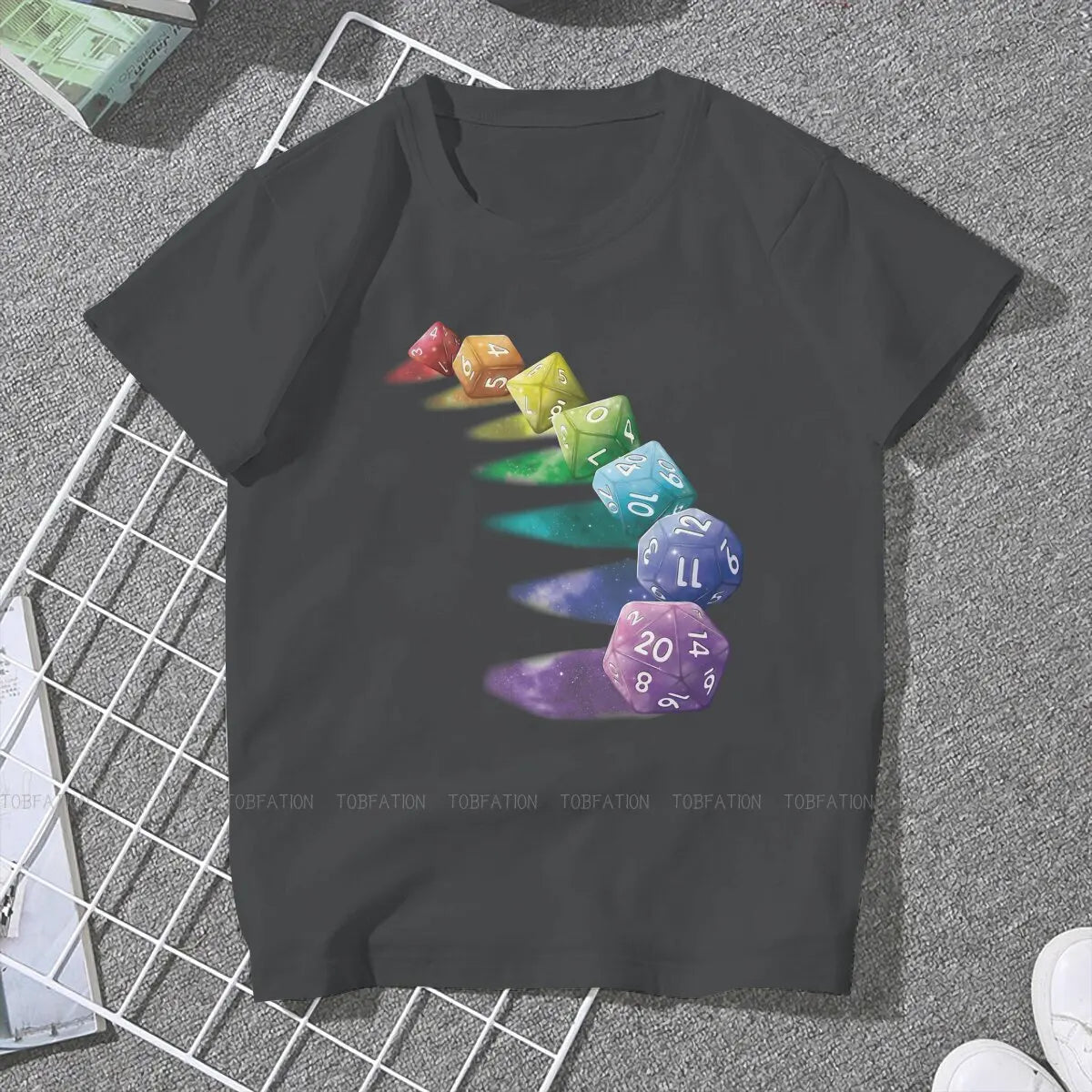 Galactic Says Women Tshirts DnD Aesthetic Vintage Female Clothing  Cotton Graphic Tops