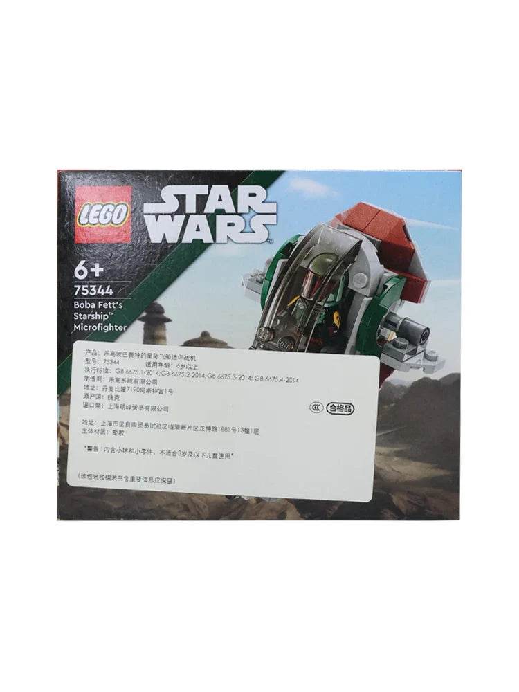 LEGO 75344 Star Wars Boba Fett's Starship Microfighter, Building Toy Vehicle with Adjustable Wings and Flick Shooters - LEGO75344