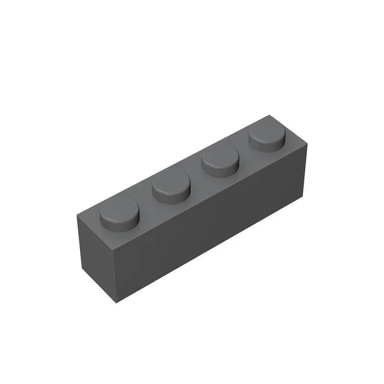Gobricks GDS-534 Brick 1 x 4 without Bottom Tubes | Compatible Building Block Set