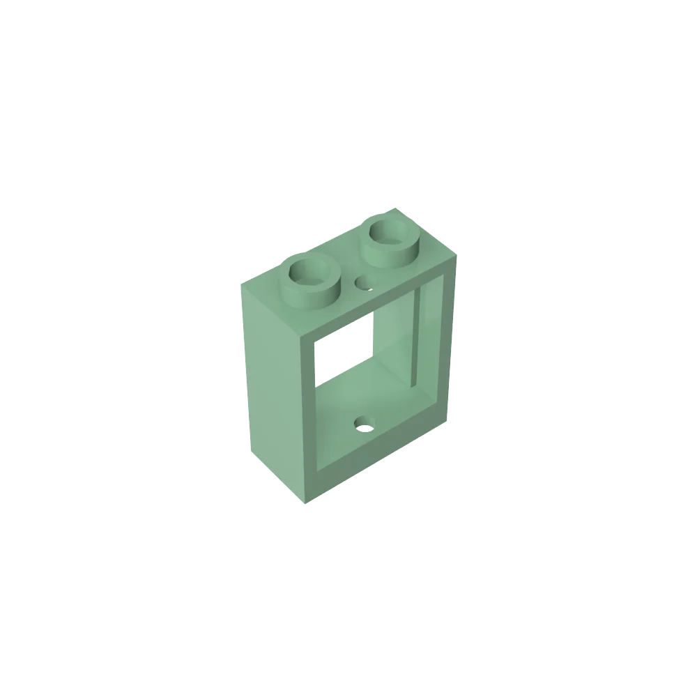 Gobricks GDS-783 Frame 1x2x2 Window | Compatible Building Block for DIY Projects