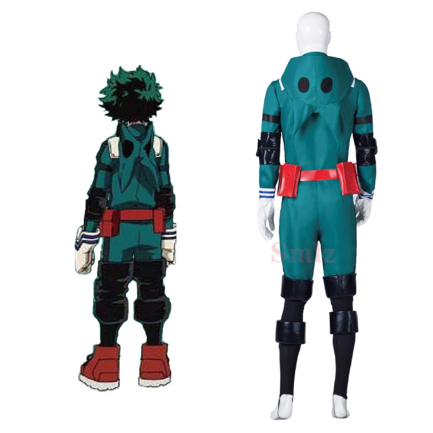 Midoriya Izuku Deku Cosplay Costume My Hero Academia