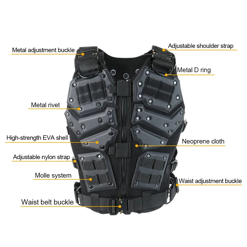 TF3 Tactical Vest Molle Hunting Combat Body Armor Vest Hunting Accessories OutdoorGame Clothing Hunting Vest Training Protection