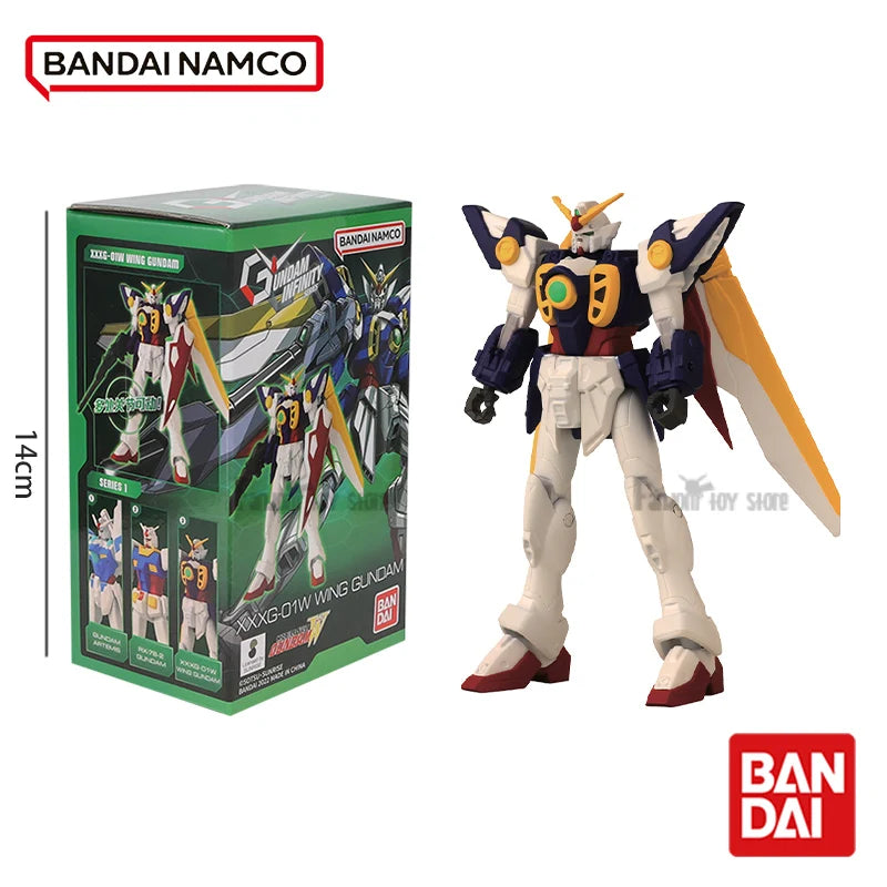 Bandai GUNDAM Action Figure Infinity Series Models Artemis RX-78-2 Exia Deathscythe Wing Gundam Barbatos Zaku Kids Toy