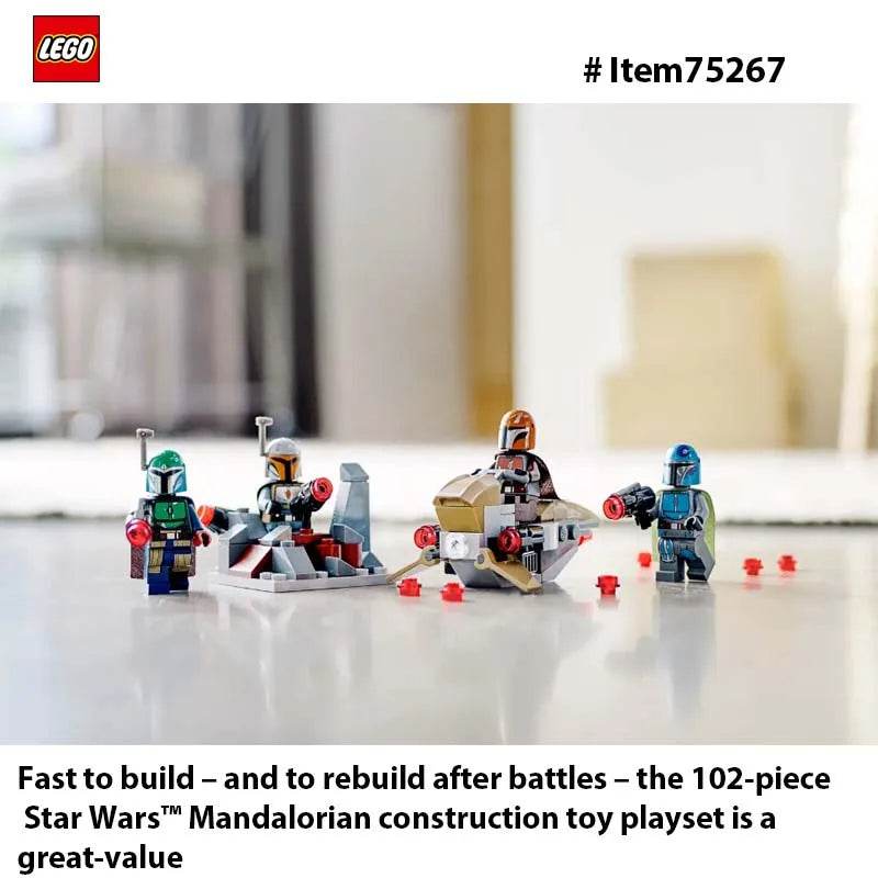 LEGO 75267 Star Wars Mandalorian Battle Pack Mandalorian Shock Troopers,Great Gift Idea for Any Fan of Star Wars 102 PCS - 75267