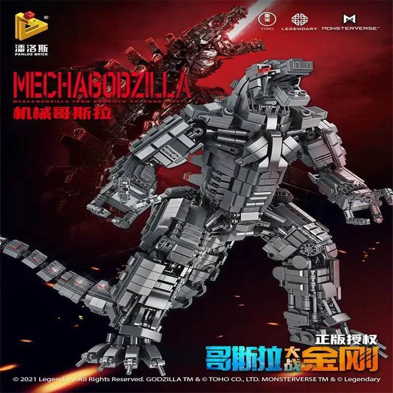 Assembling building blocks compatible with LEGO Godzilla vs. Kong, difficult assembly model, mechanical monster ornament toy - Mechagodzilla1446pcs