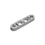 Gobricks GDS-690 Technical Liftarm Thin 1 x 4 with Axle Holes | Compatible Building Block Part 32449