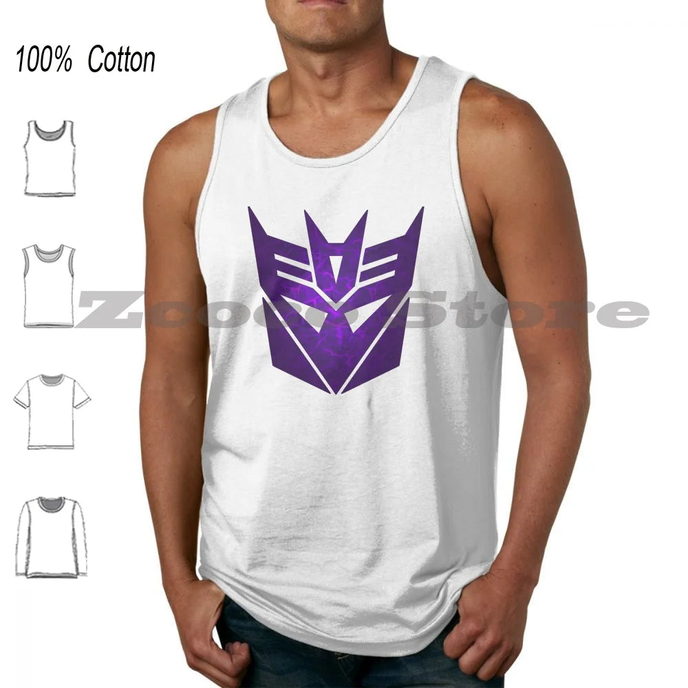 T-Shirt 100% Cotton Men Women Personalized Pattern Megatron Autobot Transform Car Plane Robot Purple Scorpion Stores