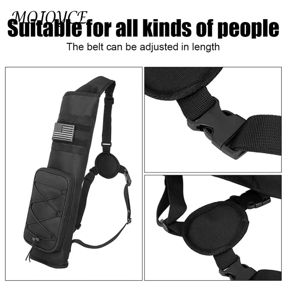 Hunting Bag Bottom Thickening Compound Recurve Bow Holder Adjustable Strap Accessories for Outdoor Archery Hunting