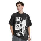 L Lawliet T-Shirt Death Note Vintage Washed Tee