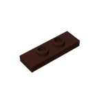 Gobricks GDS-1504 Plate, Modified 1 x 3 with 2 Studs (Double Jumper) | Compatible Building Block Piece