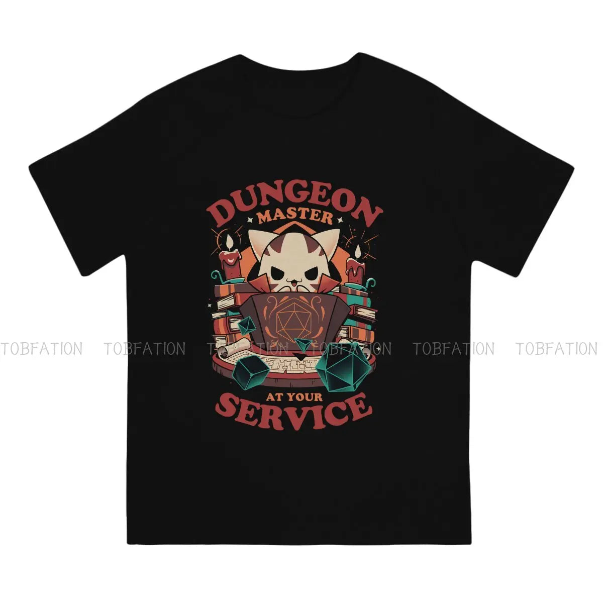 DND Master's Call Tshirt Graphic Men Tops Vintage Goth Summer Clothing 100% Cotton T Shirt