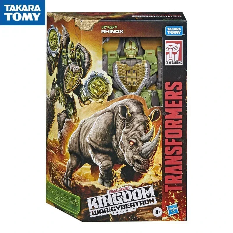 Jouet de Transformation série Kingdom War pour Cybertron Rhino Warrior Voyager, figurine d'action de 18cm, jouet à collectionner, cadeau, en Stock