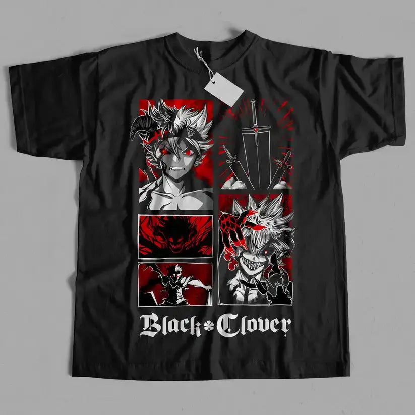Black Clover Asta Demon T-Shirt: Anti-Magic Graphic Tee