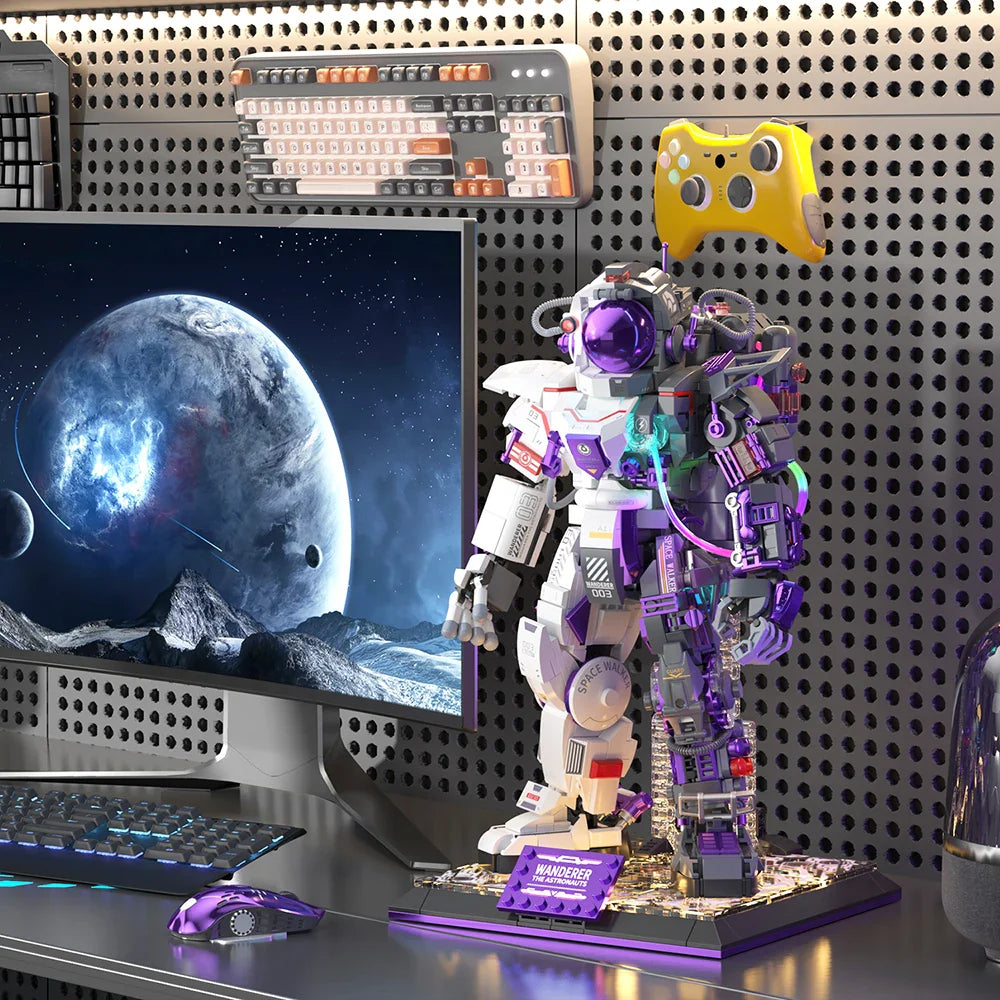 New Mecha Astronauts Building Blocks Set Spaceman Robot Model kits Action Figure Bricks Adult Kids Assembly Toys Gifts For Boys