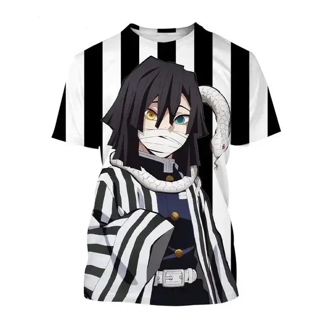 Demon Slayer Nezuko Shinobu T-shirt 3D Fashion Print
