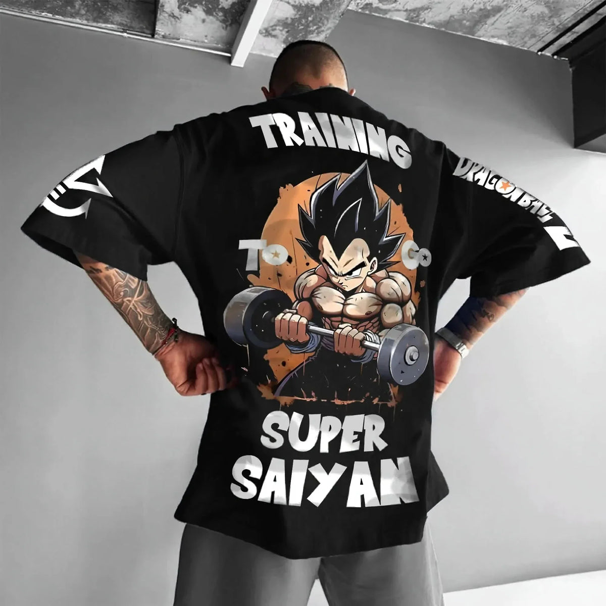 Dragon Ball Vegeta Harajuku Oversized Anime T-Shirt | 2025