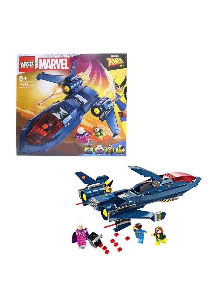 LEGO 76281 Marvel X-Men X-Jet Toy Plane Model Building Kit - LEGO76281