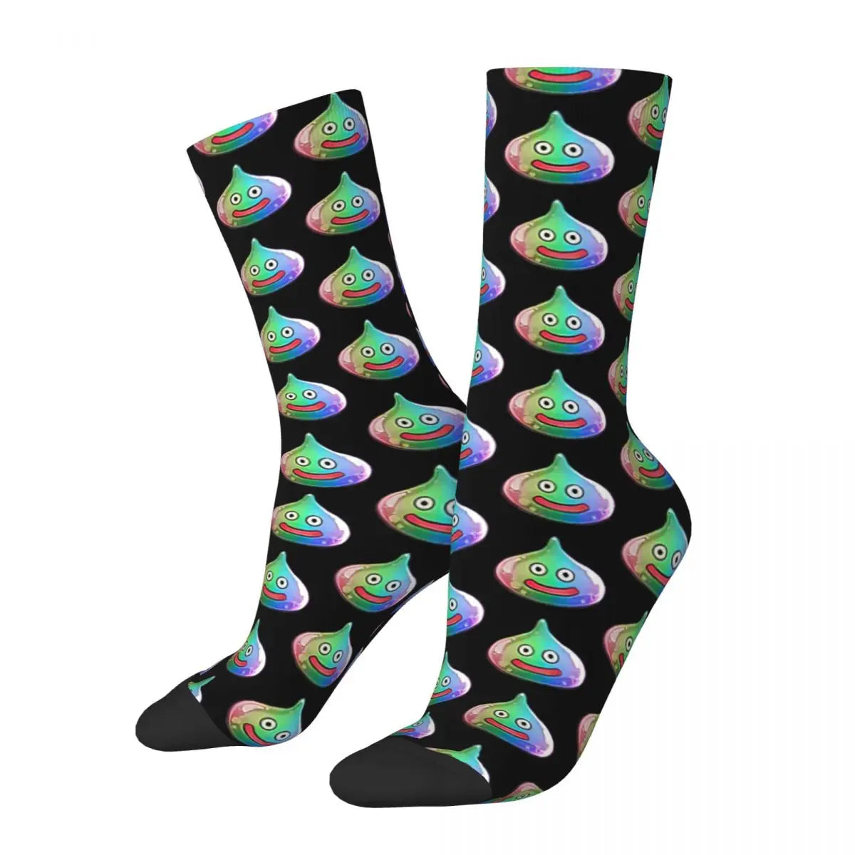 Dragon Quest Rainbow Slime Chaussettes pour adultes Chaussettes unisexes, chaussettes pour hommes et femmes