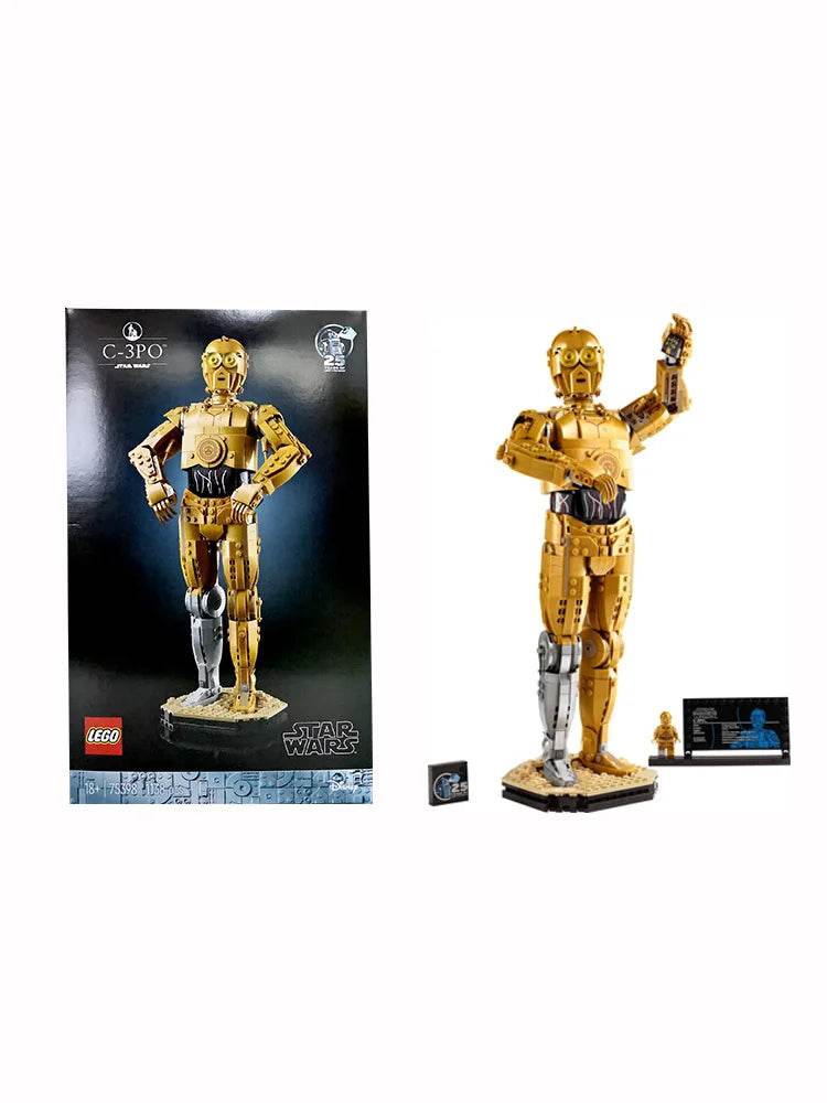 LEGO 75398 Star Wars C-3PO Buildable Droid Figure,Collectible Set,Display Model,Nostalgic Toy Idea for Adults,Fans or Collectors - 75398