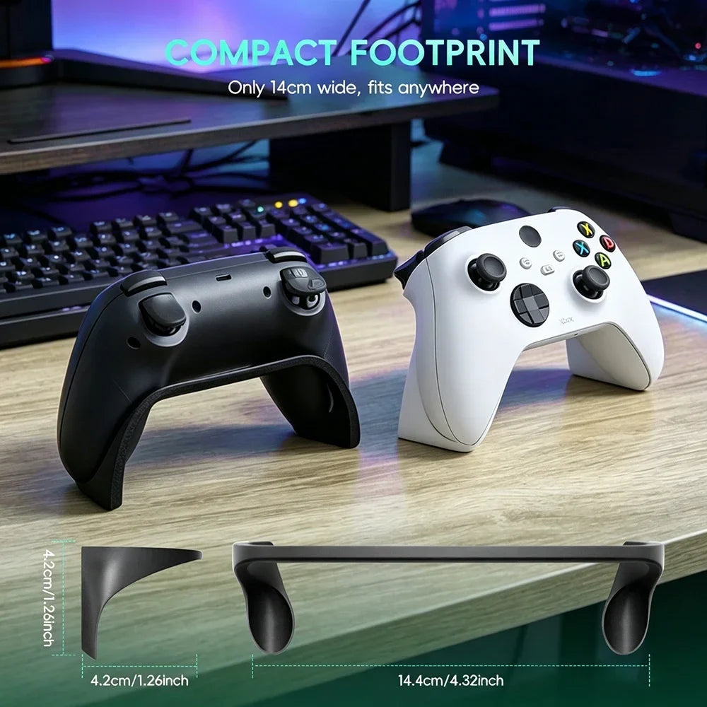 Data Frog Universal Controller Stand | Minimalist Desktop Display Dock for PS5 Xbox GameSir
